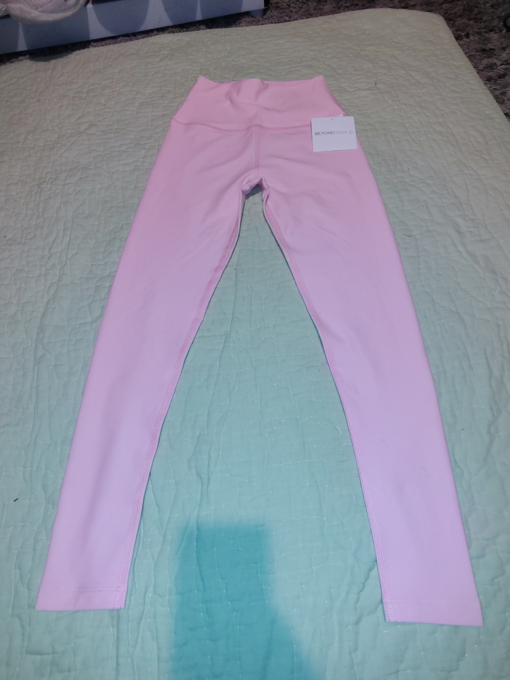 Beyond Yoga Pastel Pink High-Waist Leggings
